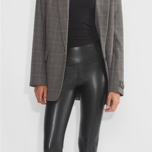 Black Leather Leggings